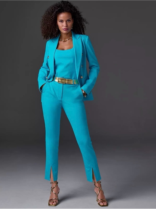 Boston Proper Pants - 💙 Boston Proper Newport Slim Straight Slit Trouser 16